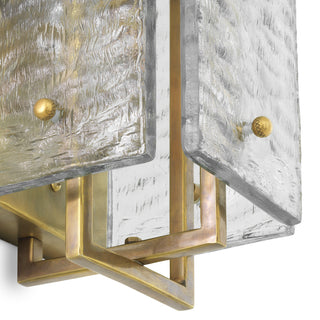 Wall Lamp Solara vintage brass finish