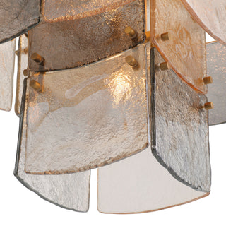 Chandelier Laurent antique brass finish