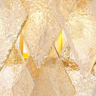 Chandelier Rhombus L antique brass finish