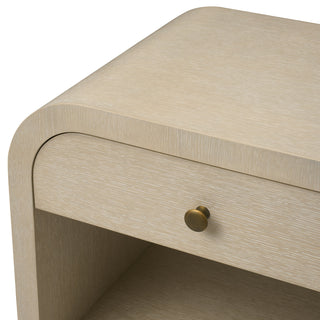Nightstand Rhodes washed oak veneer