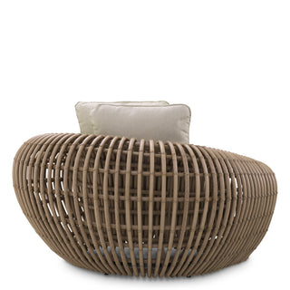 Outdoor Chair Siderno viola sand faux rattan