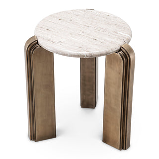 Side Table Albion antique brass finish