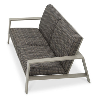 Outdoor Sofa Belle Vue grey finish grey faux rattan