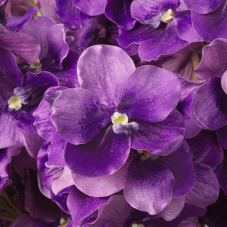 Bouquet of Vanda Orchids purple real touch 24 pcs