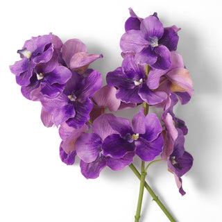 Bouquet of Vanda Orchids purple real touch 24 pcs