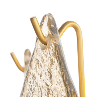 Wall Lamp Rhombus antique brass finish