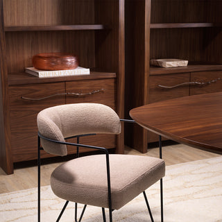 Bowl Alessio peach glass