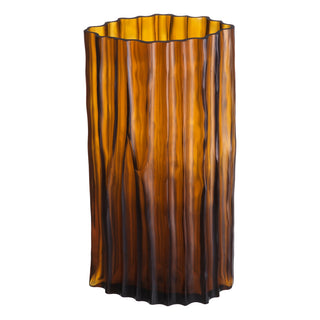 Vase Vivente L amber glass