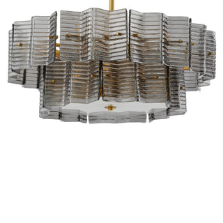 Chandelier Silvano smoke glass