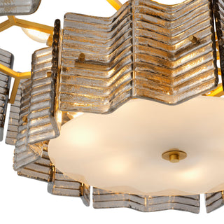 Chandelier Silvano smoke glass