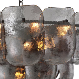 Chandelier Gustave smoke glass