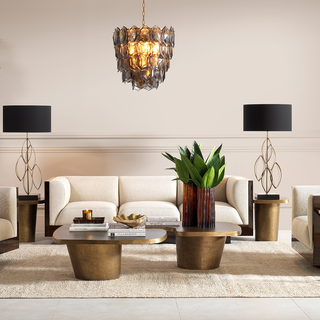 Eucalyptus Veneer Upholstered Sofa Sebastian