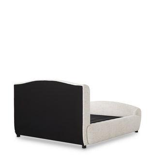 Off-White Upholstered Bed Frame Mellory