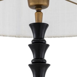 Table Lamp Arabella piano black finish incl shade