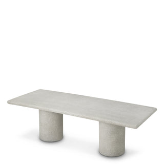 Outdoor Dining Table Cloverdale grey stone texture