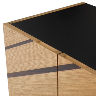 Bar Cabinet Wexford natural oak veneer eucalyptus veneer