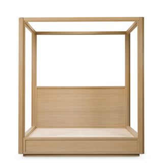 Oak Canopy King Bed Tribeca