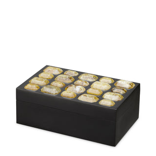 Box Lucida S | Black finish | faux amber