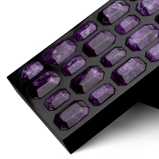 Box Lucida L faux amethyst