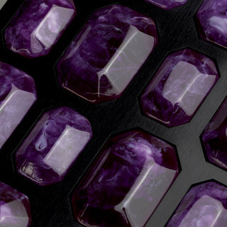 Box Lucida L faux amethyst