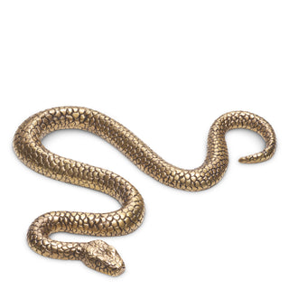 Object Serpent vintage brass finish