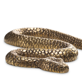 Object Serpent vintage brass finish