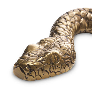 Object Serpent vintage brass finish