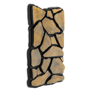 Wall Object Sova vintage brass finish