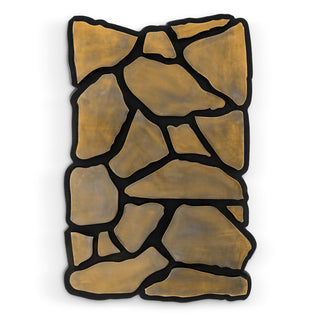 Wall Object Sova vintage brass finish