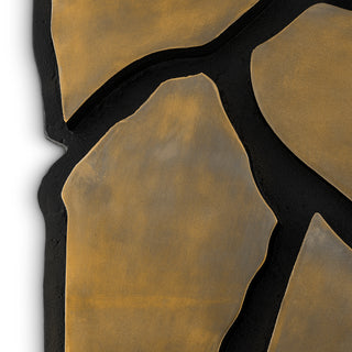 Wall Object Sova vintage brass finish