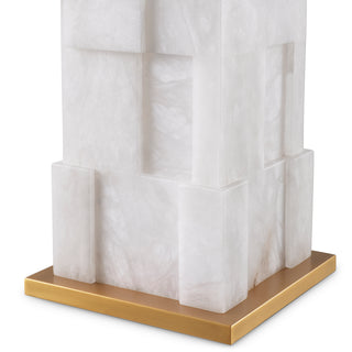 Table Lamp Fabiano alabaster incl shade