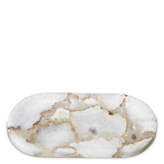 Tray Sonora Oval agate stone