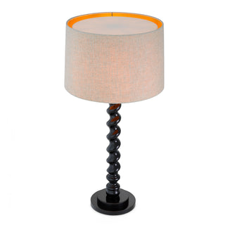 Table Lamp Massimo piano black finish incl shade