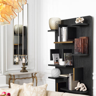 Wall Cabinet Highgrove charcoal grey oak veneer