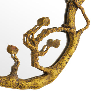Mirror Gould set of 2 antique gold finish