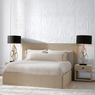 Table Lamp Bellamont vintage brass finish incl shade