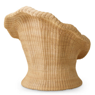 Lounge Chair Somerly natural rattan sentier cream