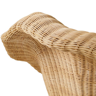 Lounge Chair Somerly natural rattan sentier cream