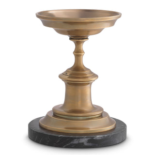 Candle Holder Brampton vintage brass finish