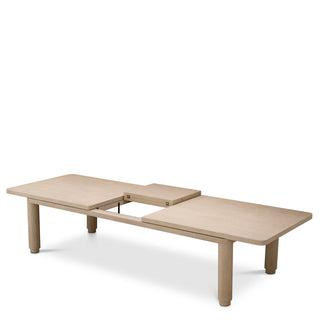 Extendable Dining Table Atelier S washed oak veneer