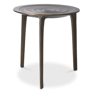 Side Table Granito bronze finish