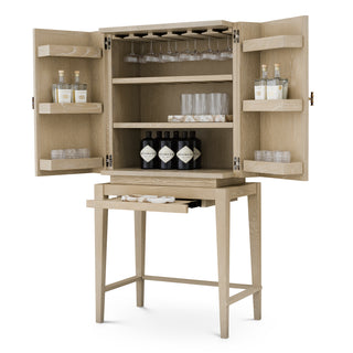 Bar Cabinet Borchard washed oak veneer