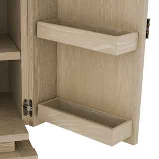 Bar Cabinet Borchard washed oak veneer