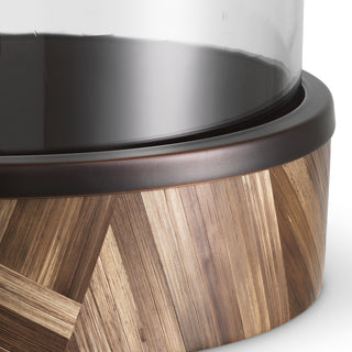 Hurricane Harvard straw marquetry brown