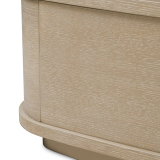 2-Drawer Oak Nightstand S Cabana