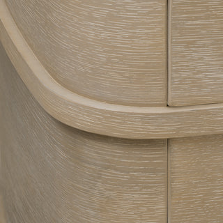 2-Drawer Oak Nightstand S Cabana