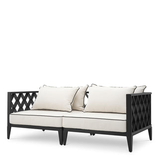 Outdoor Sofa Ocean Club S black sunbrella canvas