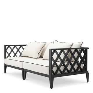 Outdoor Sofa Ocean Club S black sunbrella canvas