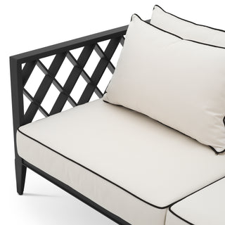 Outdoor Sofa Ocean Club S black sunbrella canvas