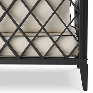 Outdoor Sofa Ocean Club S black sunbrella canvas